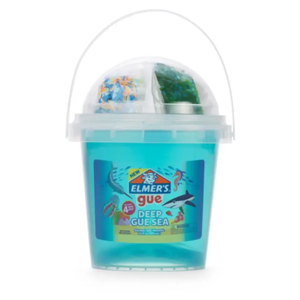 Balde de Slime Elmers Mar Profundo con 4 Complementos
