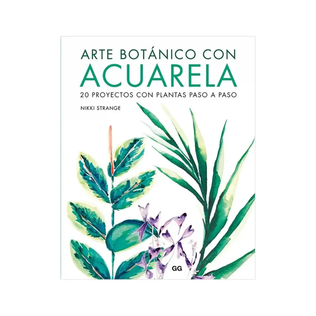 Libro de Arte Botánico con Acuarela Nikki Strange