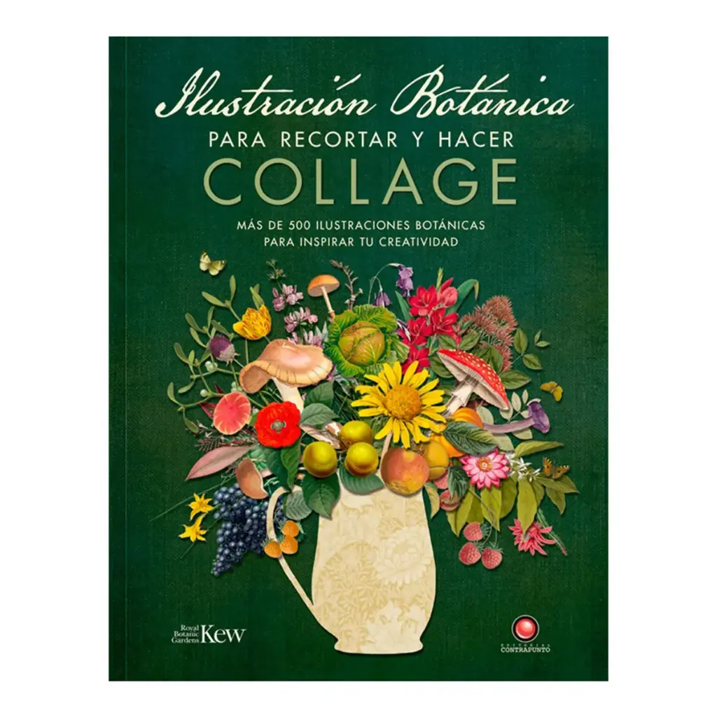 Libro Ilustración Botánica para Recortar y Hacer Collage