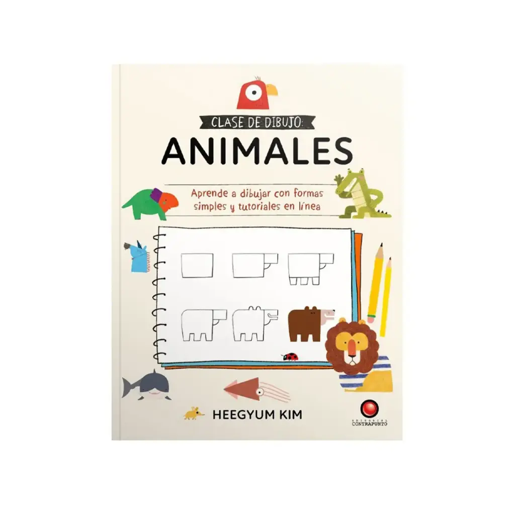 Libro Clase de Dibujo Animales Heegyum Kim