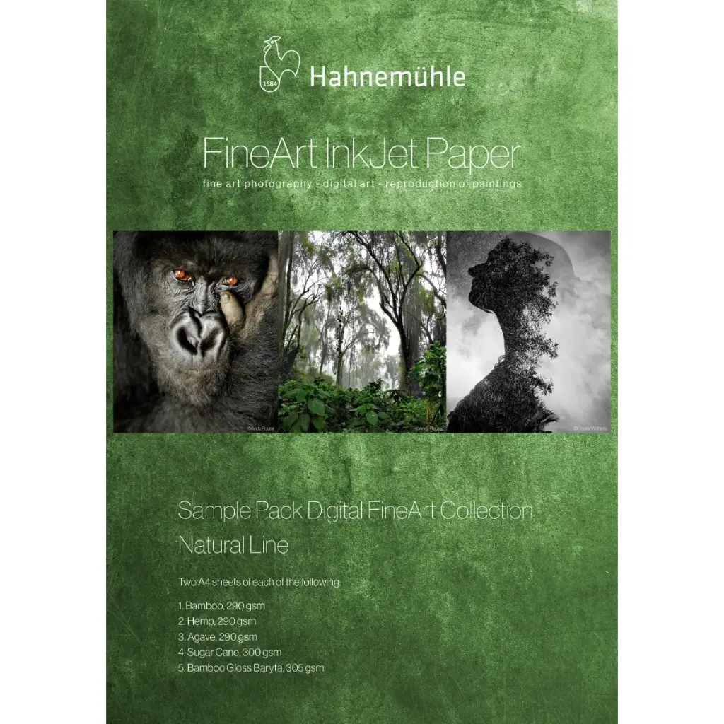 Papel FineArt Digital Hahnemühle Photo Rag Natural Line Sample Pack A4