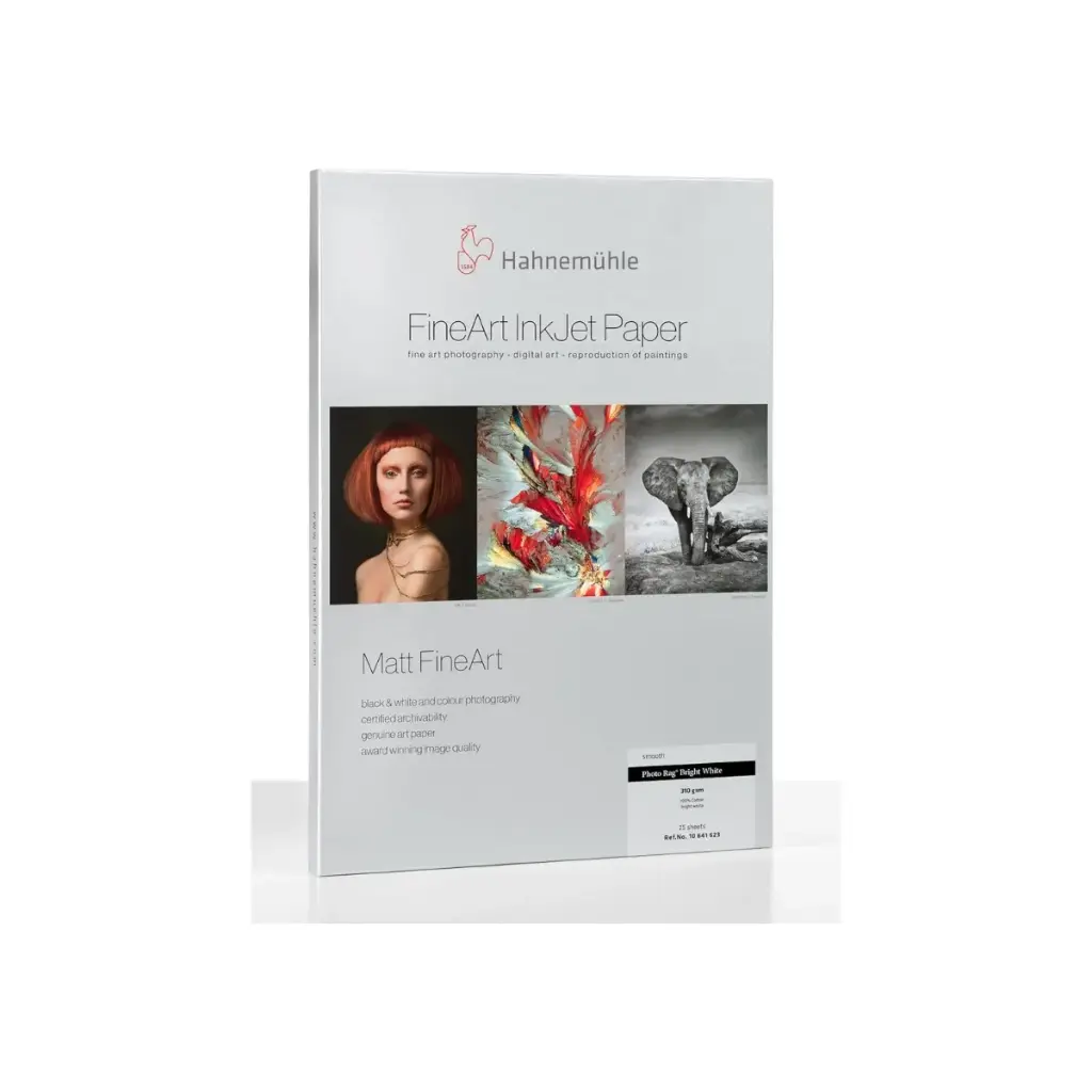 Papel FineArt Digital Hahnemühle Photo Rag Bright White 310gr