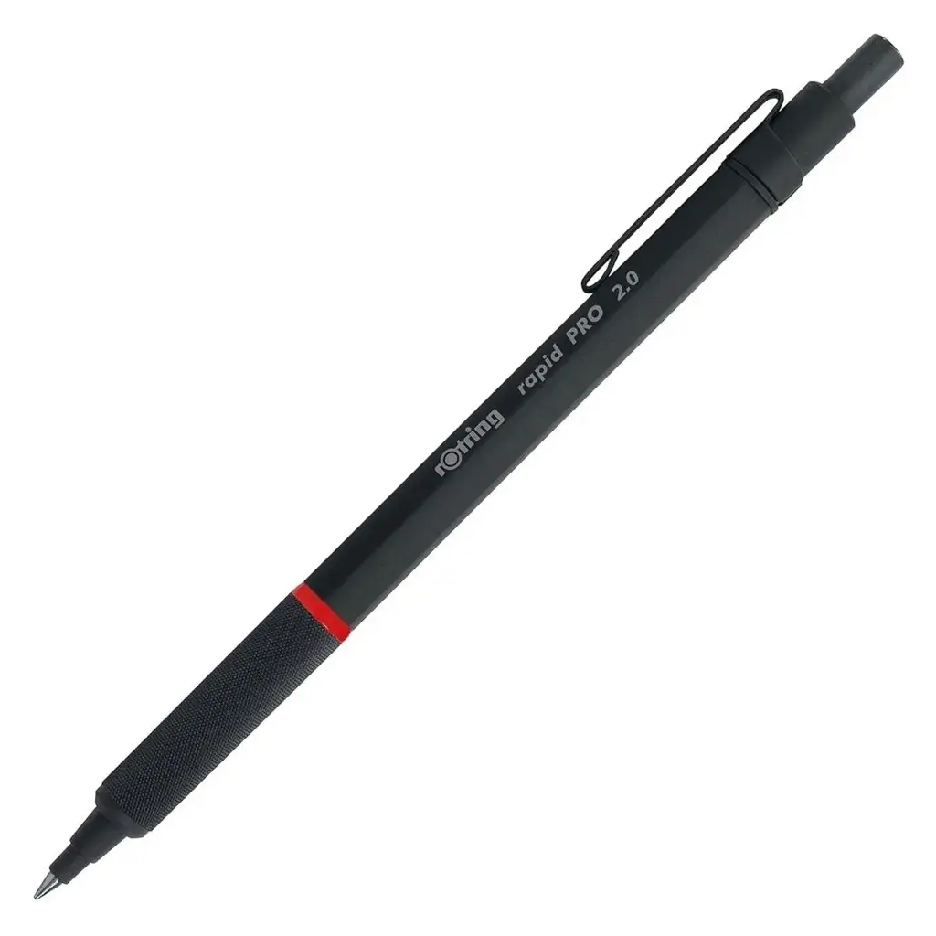 Portamina Rotring Rapid Pro 2.0mm Metal Negro