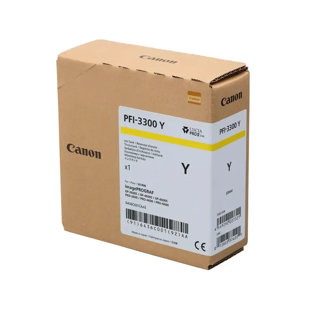 Tintas para Impresora imagePROGRAF Canon PFI-3300 330ml