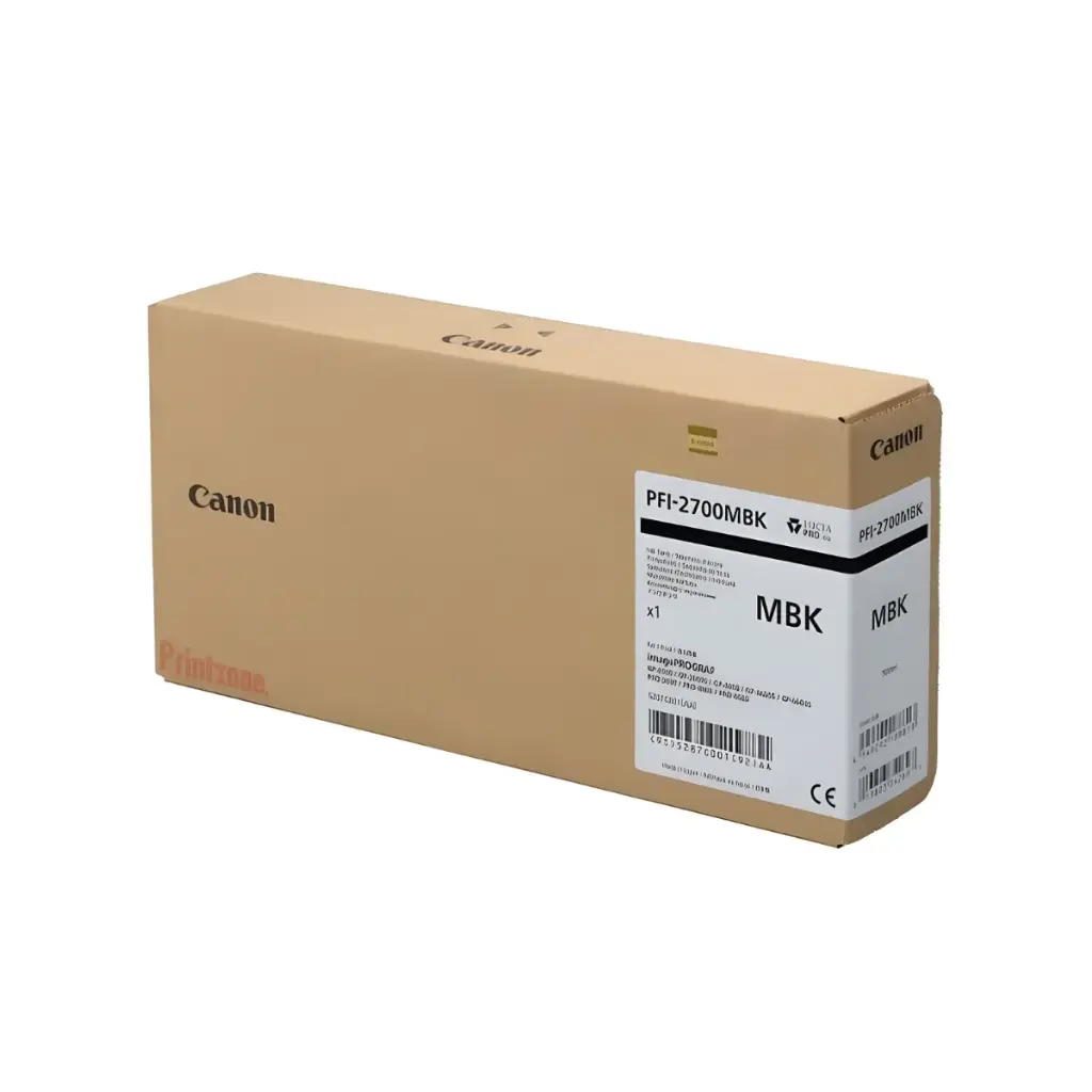 Tintas para Impresora imagePROGRAF Canon PFI-2700 Negro Matte 700ml