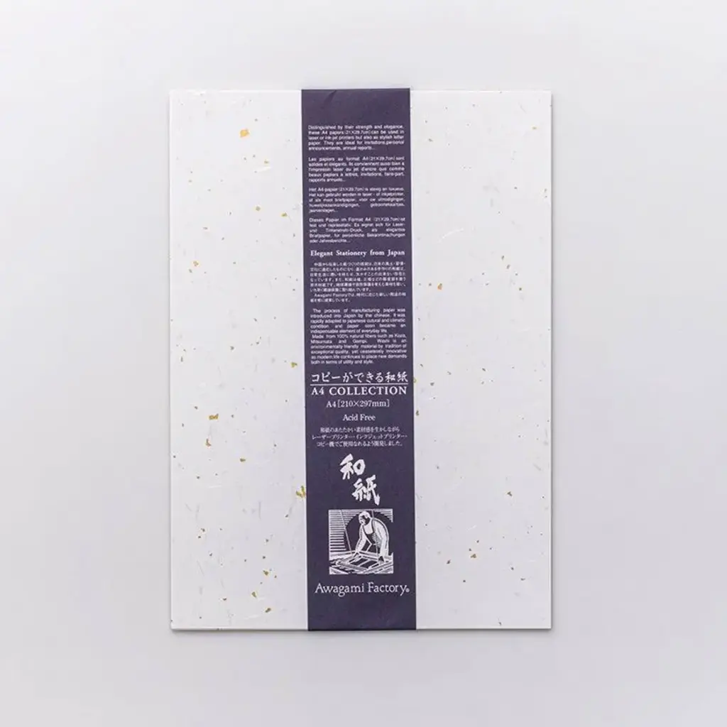 Resma Papel Washi Deco Awagami A4 