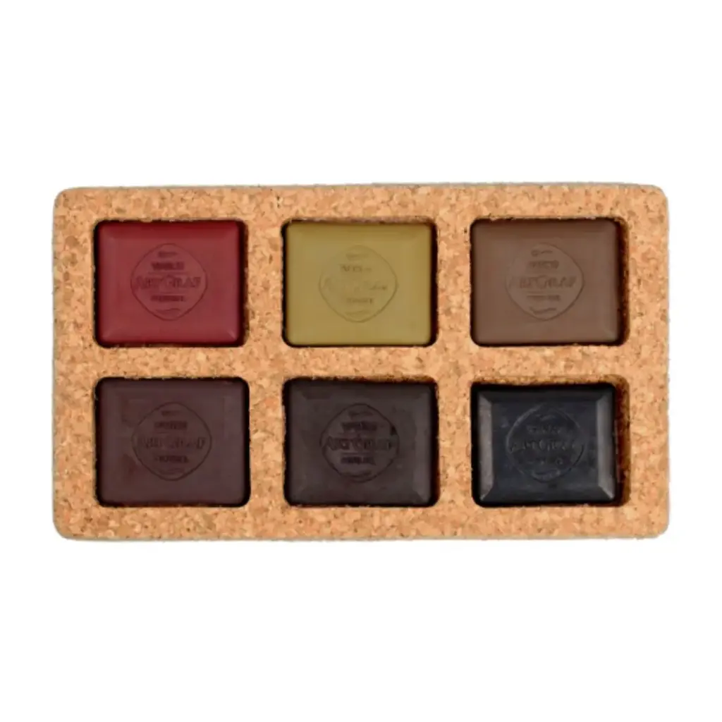 Pastillas de Pigmento Acuarelable ArtGraf Tailor Shape Viarco Set 6 Colores Tierra