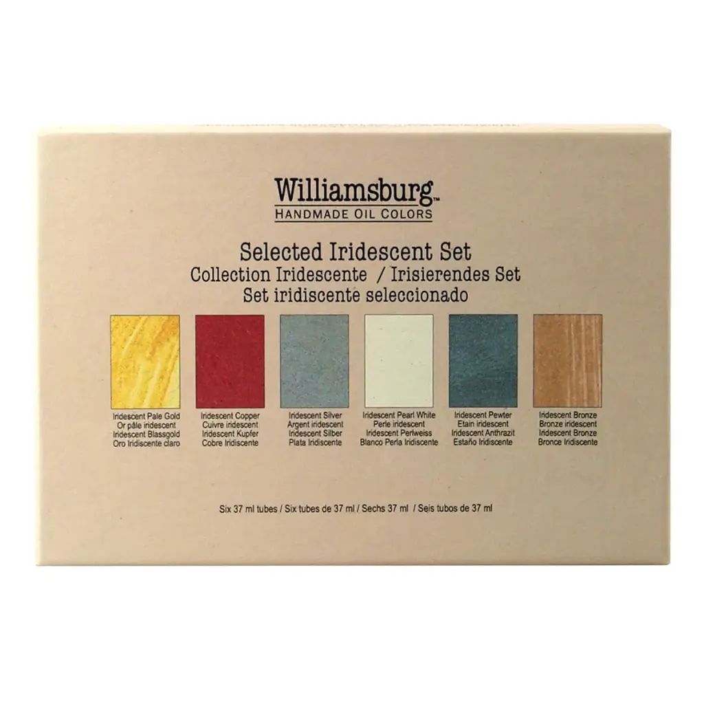Óleo Williamsburg Set 6 Colores 37ml Iridiscentes