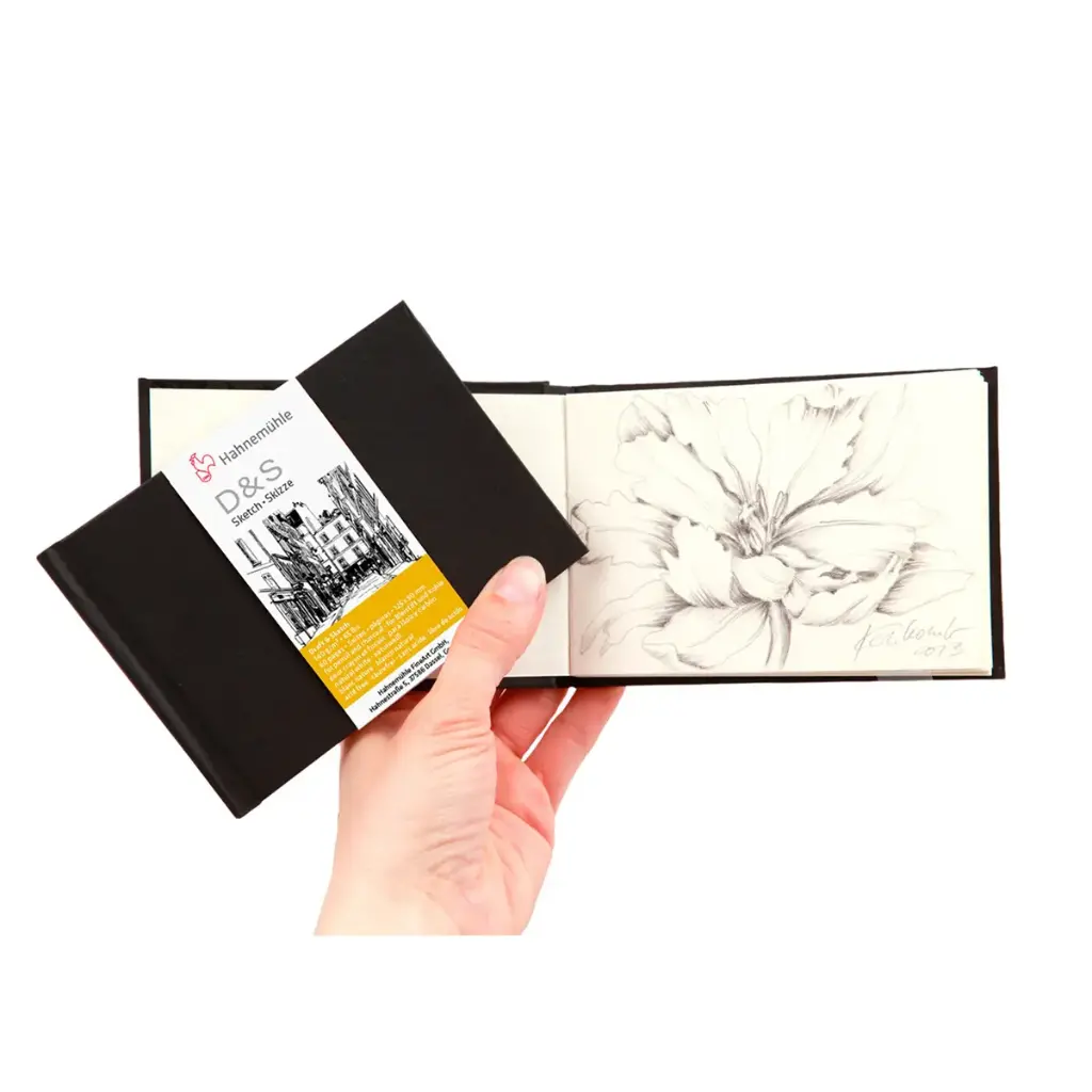 Libreta Dibujo Hahnemuhle D&S Sketch 140gr Negra