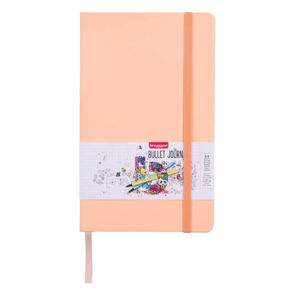 Libreta Bruynzeel Bullet Journal 13x21 cm 140gr 64 Hojas