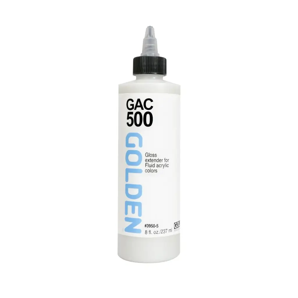 Medium Golden GAC-500 Extensor Brillante para Acrílicos Fluidos