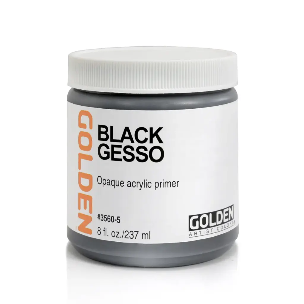 Imprimante Gesso Acrílico Golden Negro Opaco