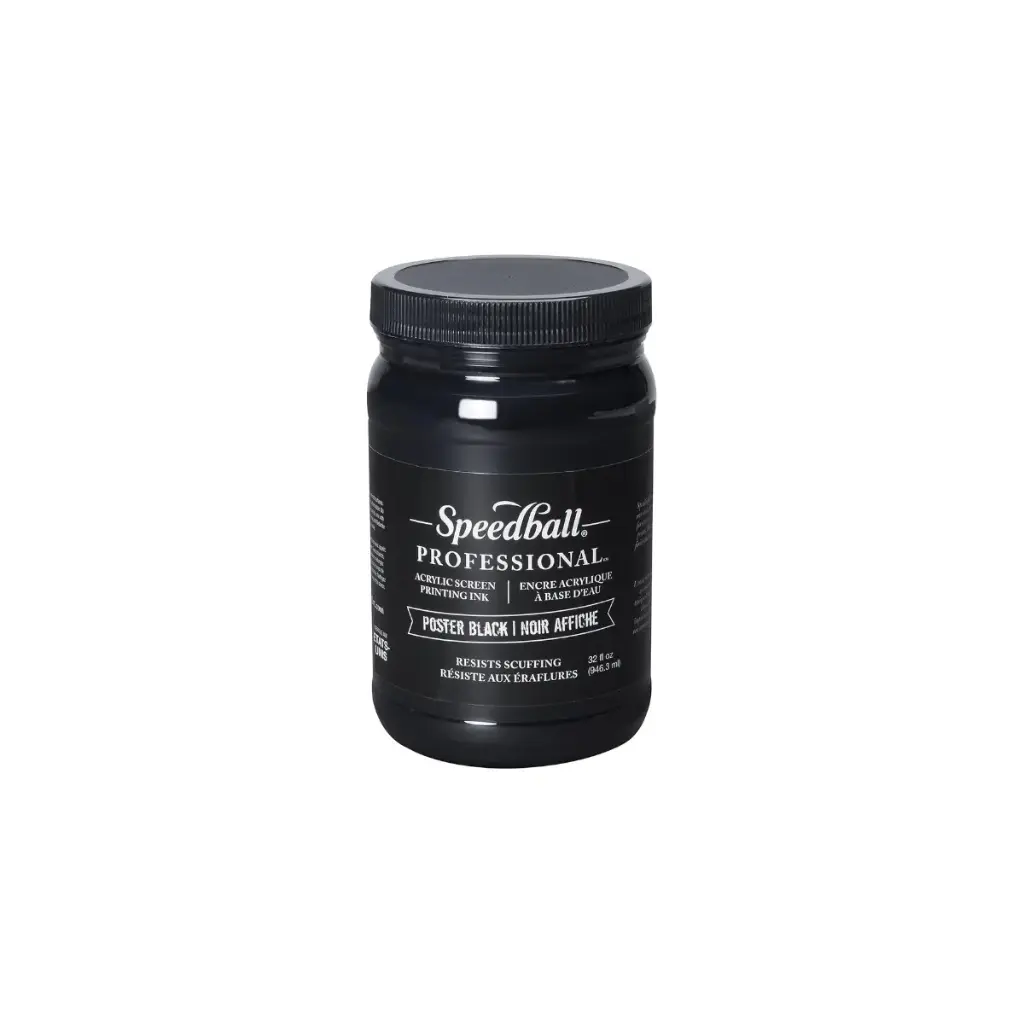 Tinta Para Serigrafía Poster Black Speedball