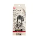 Tiralíneas y Marcador Sakura Pigma Manga Set 6