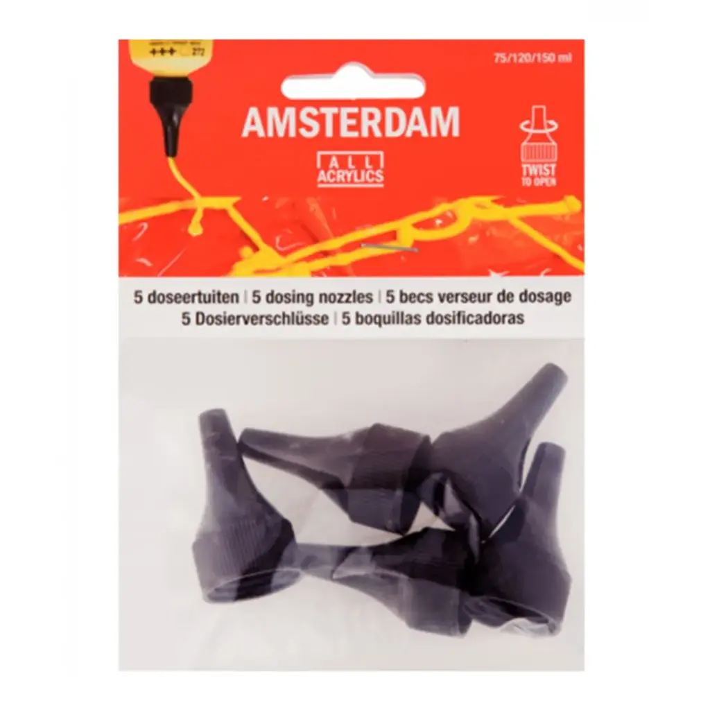 Boquillas Dosificadoras para Tubo Amsterdam Set 5