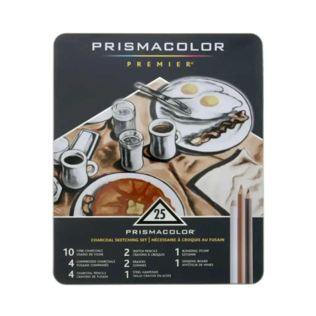 Set Dibujo Carboncillo Prismacolor 25 Piezas