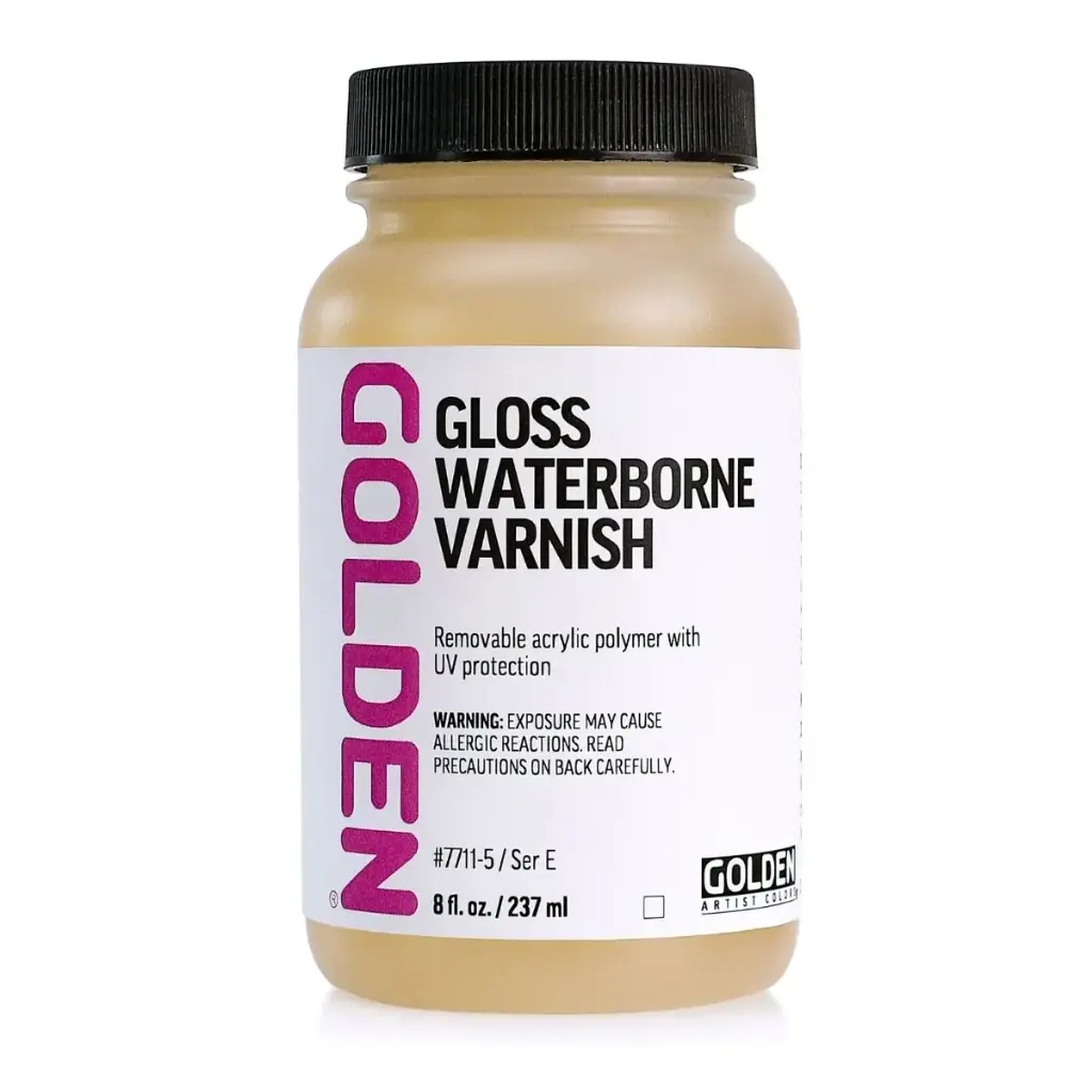 Barniz Acrílico Golden Waterborne UVLS Brillante