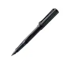 Pluma Lamy Al-Star Negra Punta Fina Tinta Azul T10