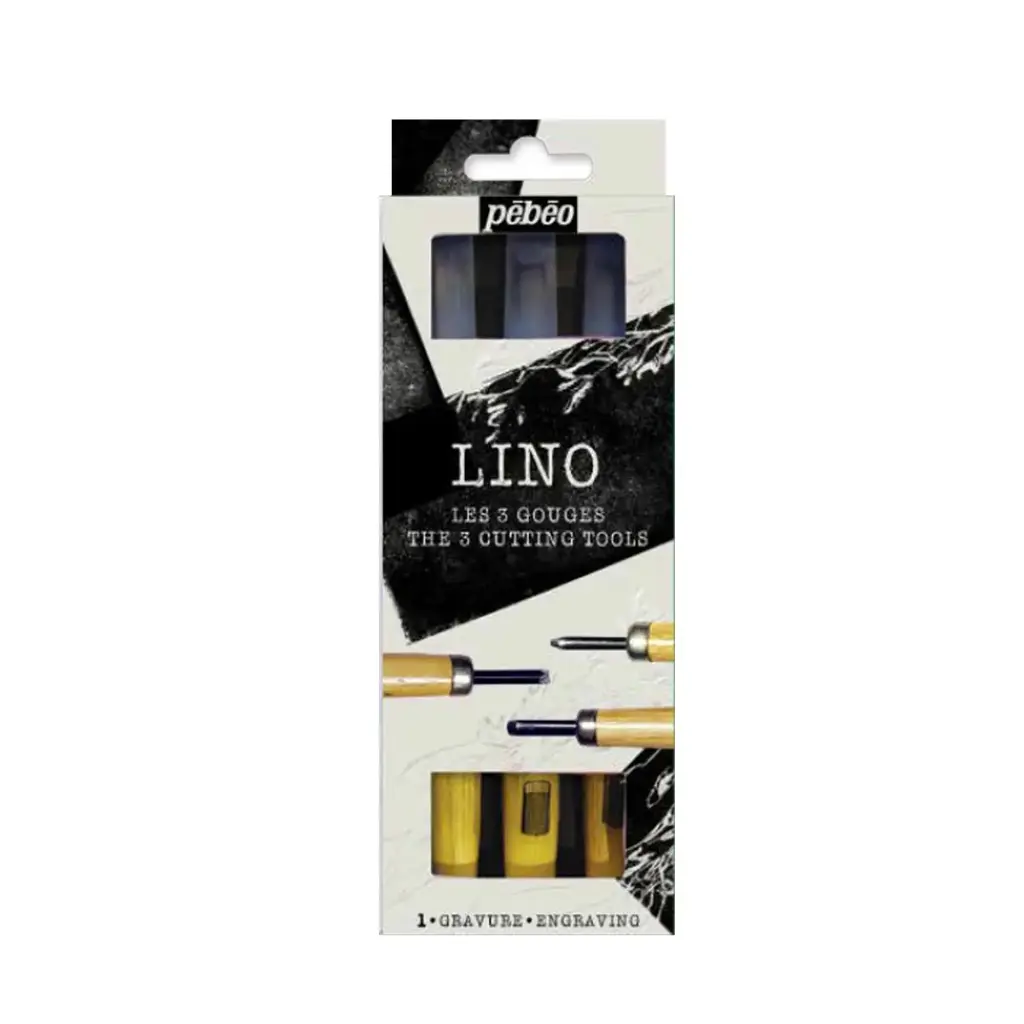 Gubias para Linograbado Pebeo Set 3