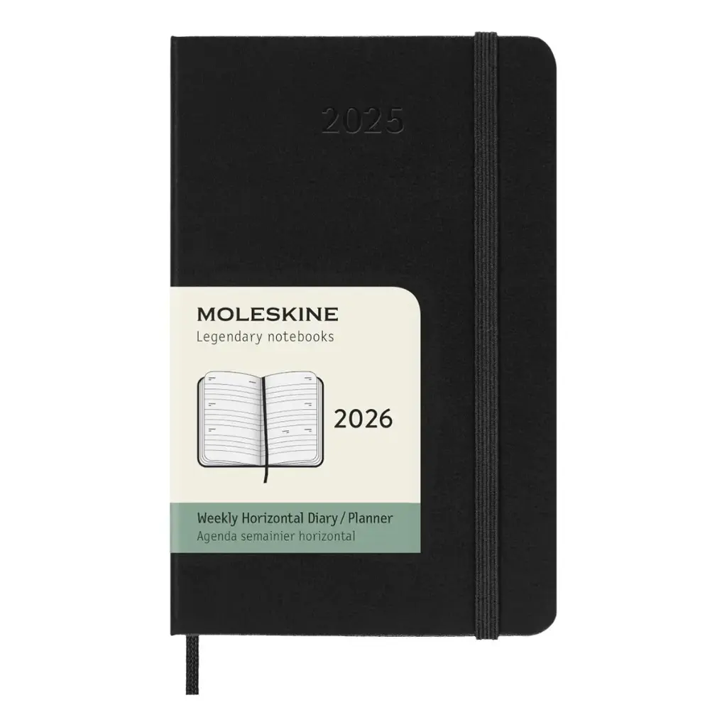 Agendas Moleskine 2026 Vista Semanal Horizontal