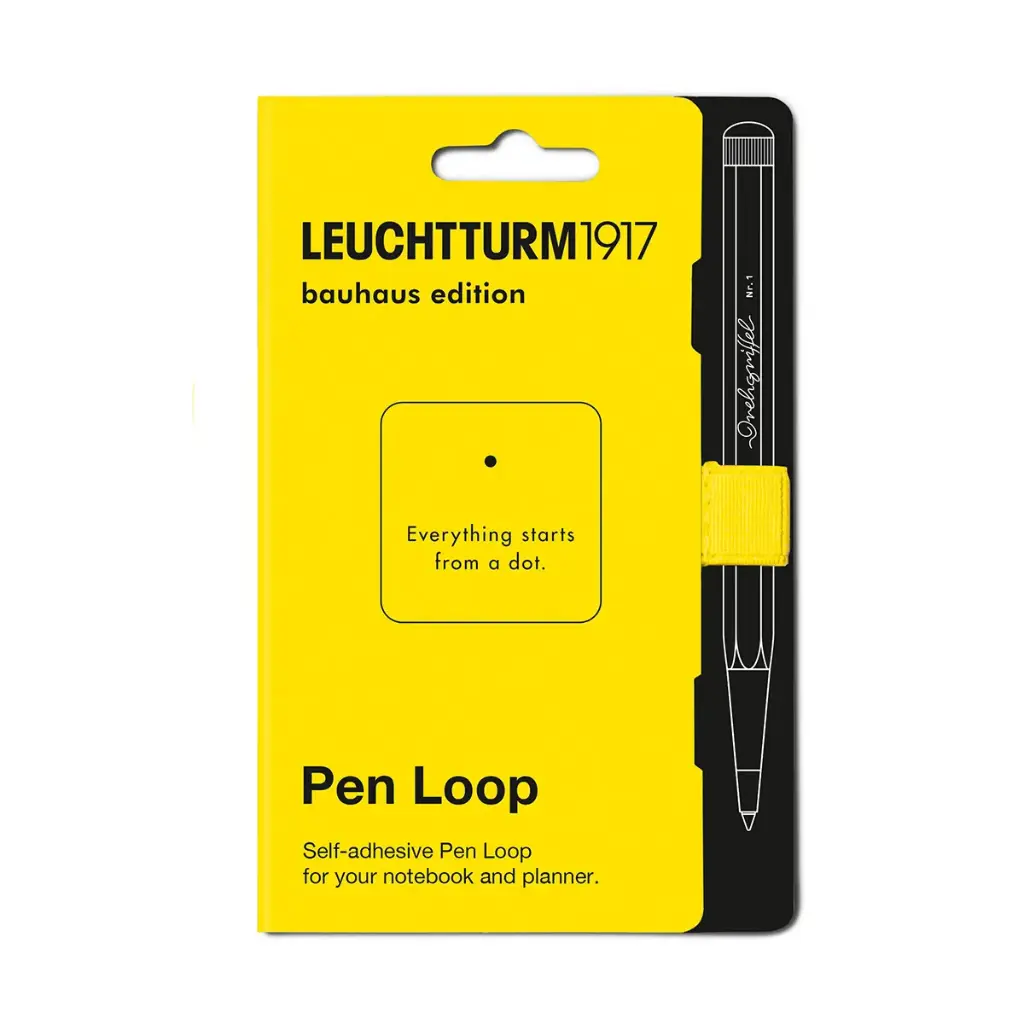 Soporte Autoadhesivo para Bolígrafos Leuchtturm Pen Loop Bauhaus Edition