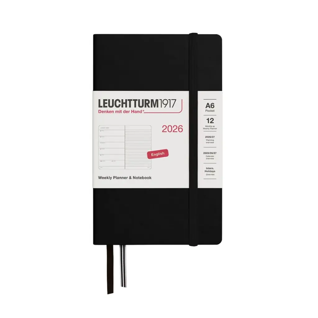 Agendas Leuchtturm 2026 A6 Vista Semanal + Notas  