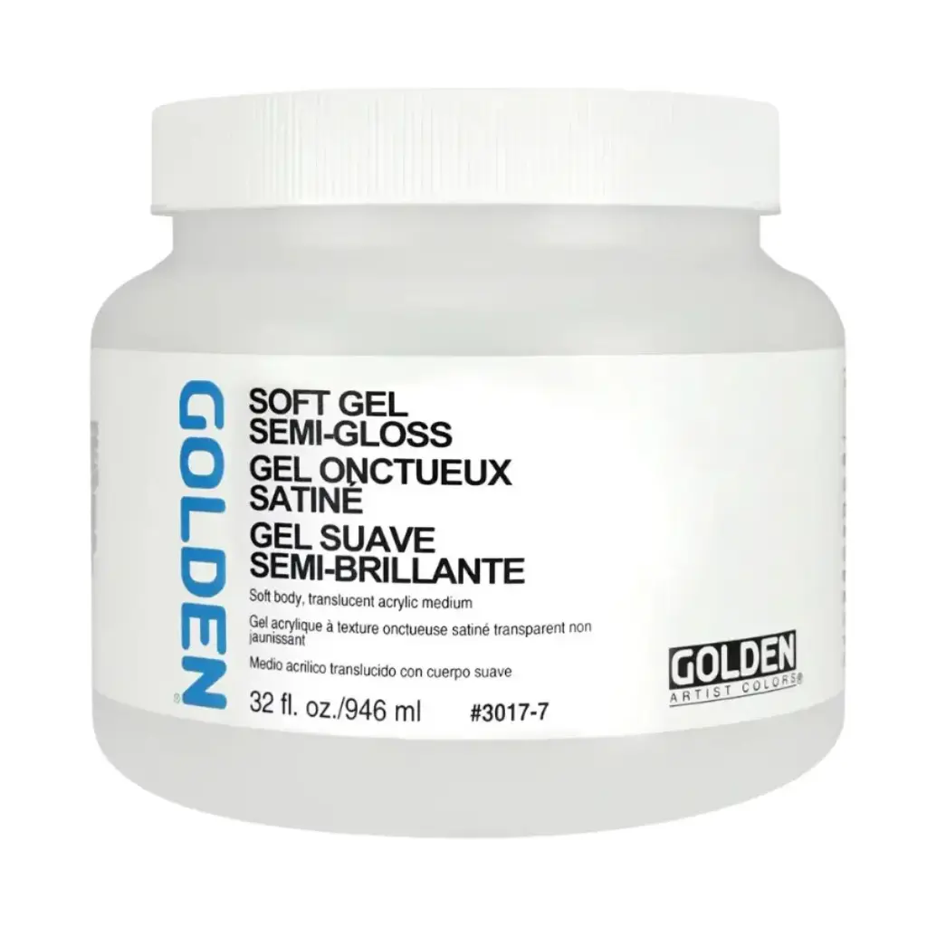 Gel para Acrílico Golden Soft 32oz Semi Brillante