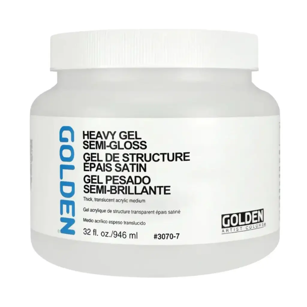Gel para Acrílico Golden Heavy 32oz Semi Brillante