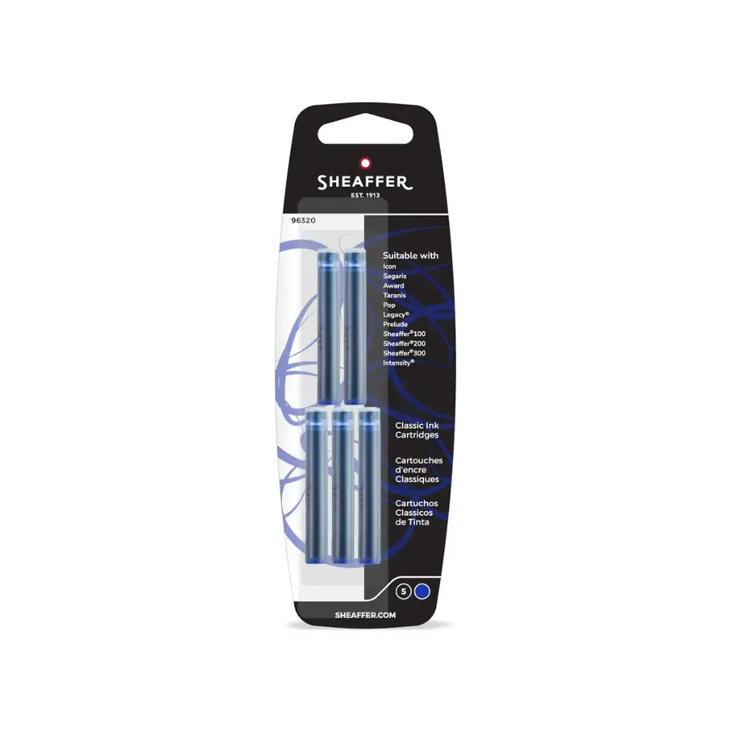 Cartuchos para Pluma Sheaffer 5 Unidades
