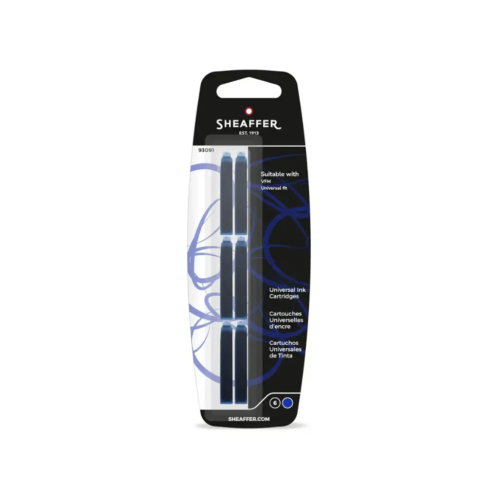 Cartuchos para Pluma Sheaffer VFM 6 Unidades