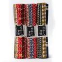 Rollos de Papel Awagami Katazome Teñido a Mano 30x47.5 cm 30 Hojas Patrones Variados