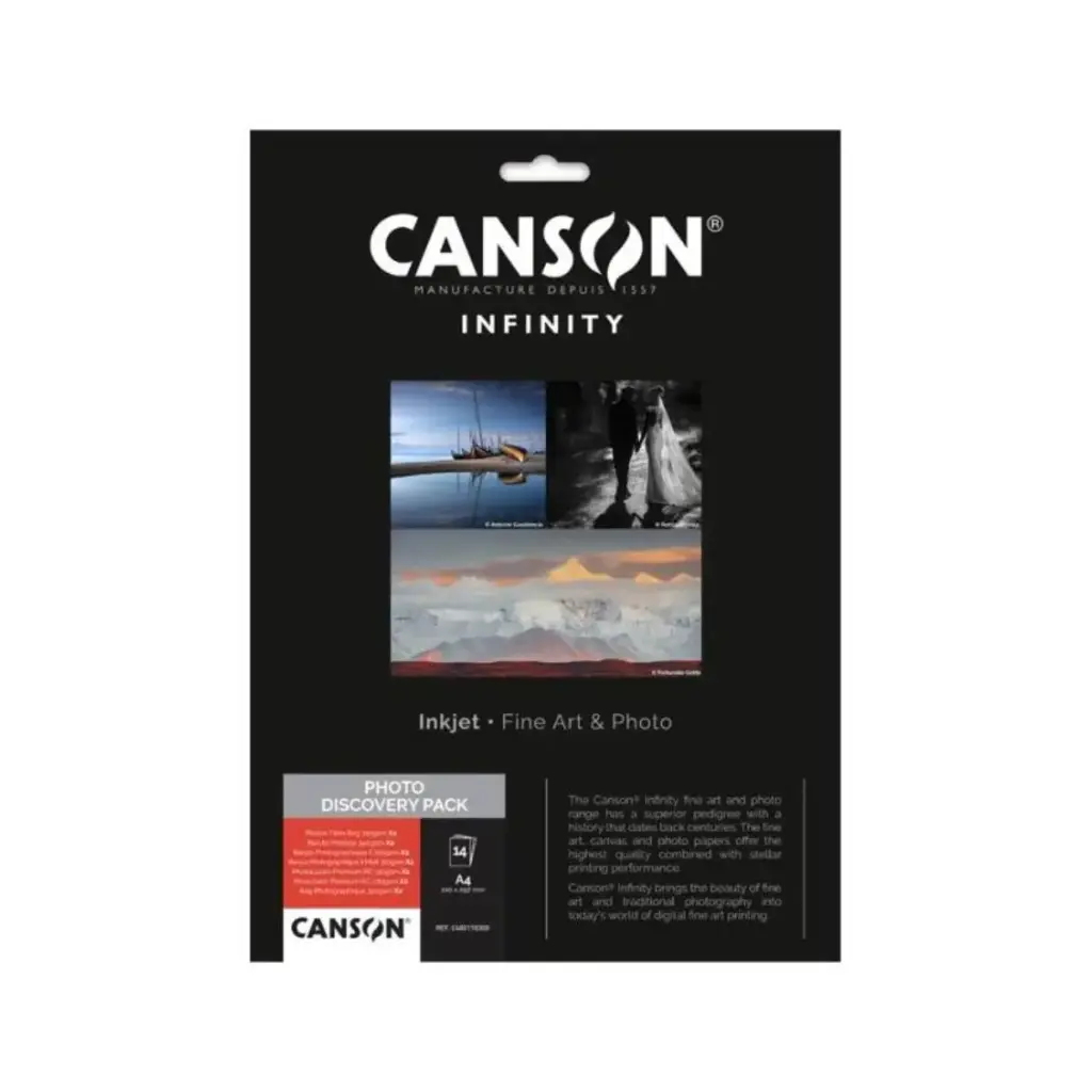 Papel Impresión Digital Canson Infinity Discovery Pack Fine Art Photo A4