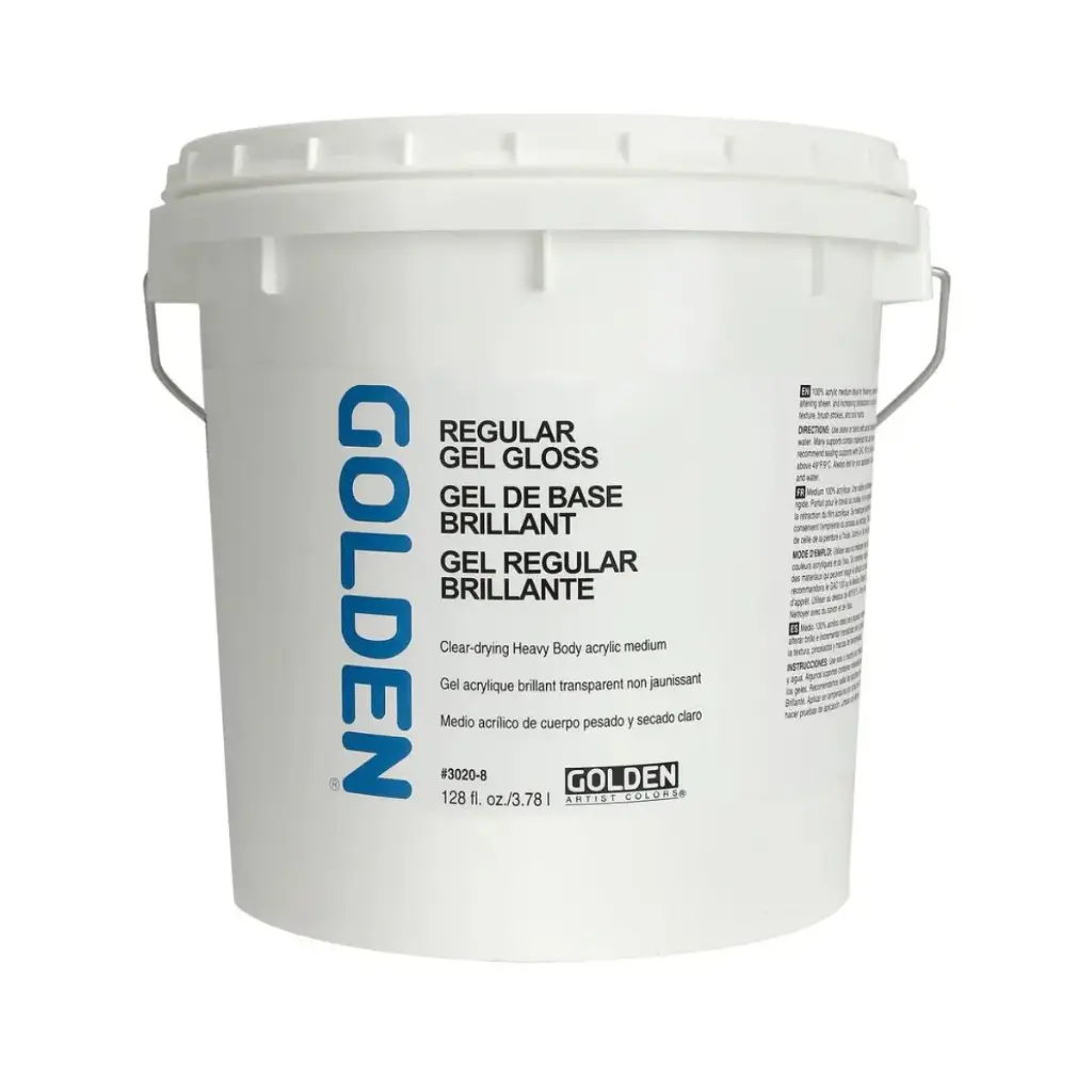 Gel para Acrílico Golden Regular Brillante 128oz
