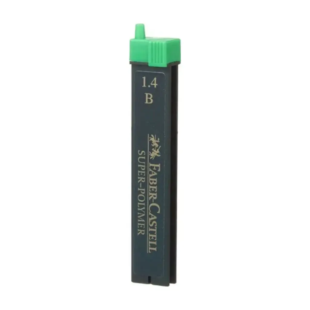 Minas Polímeras Faber Castell B 1.4mm 12 Unidades  