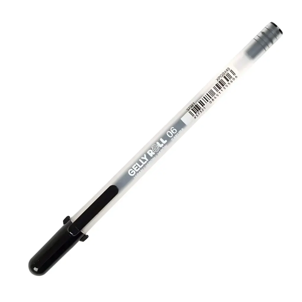 Lápiz de Gel Gelly Roll Negro Extra Fino