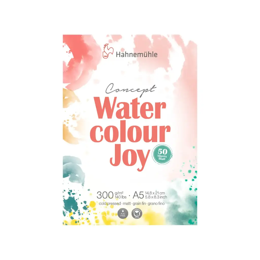 Block Acuarela Hahnemuhle Concept Joy 300gr 50 Hojas