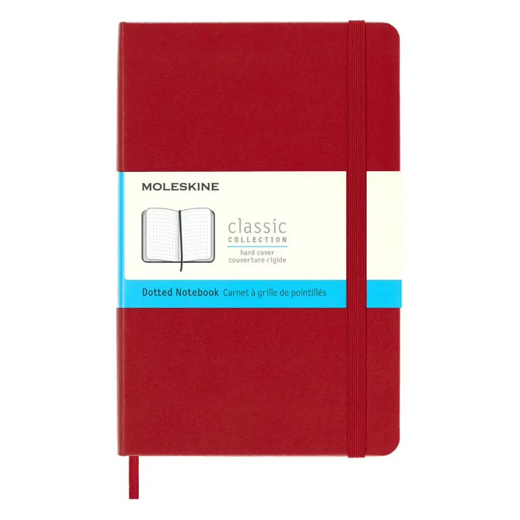 Libretas Moleskine Tapa Dura Mediana 11.5 x 18 cm Roja