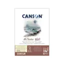 Block Pastel Canson Mi-Teintes Velvet Blanco Crema 430gr 24x32 cm 12 Hojas