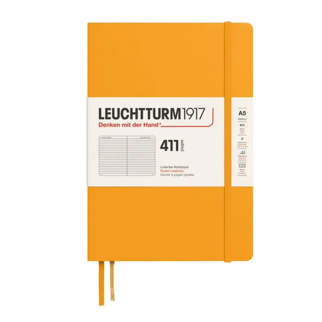 Libretas 411 Leuchtturm 1917 A5 14.8 x 21 cm Tapa Dura 80gr Líneas