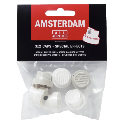 [91841712] Caps Spray Amsterdam Efectos Set 6 Unidades