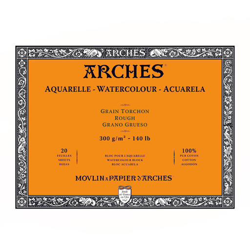 Block Acuarela Arches 300gr Grano Grueso