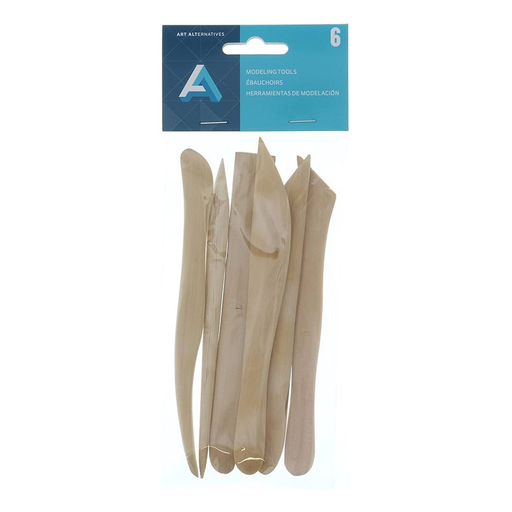 [AA17300] Herramientas de Madera para Modelar Art Alternatives Set 6 Grandes