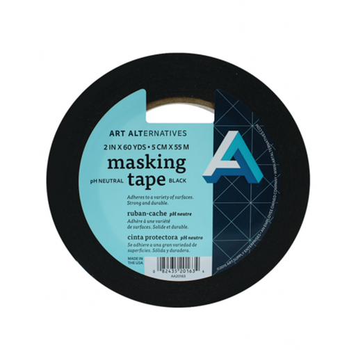 Cinta Adhesiva Masking Tape Negro Art Alternatives Libre de Ácido