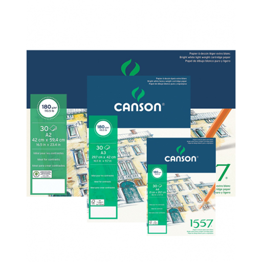 Block Dibujo Canson 1557 180gr 30 Hojas 
