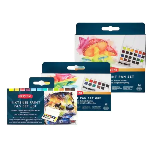 Tinta en Pastillas Solubles al Agua Derwent Inktense Sets
