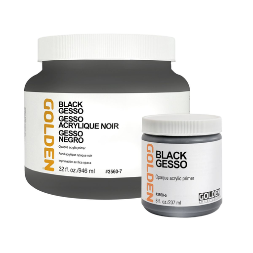 Imprimante Gesso Acrílico Golden Negro Opaco