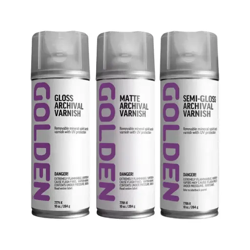Barniz Acrílico y Óleo MSA Archival Spray Golden 400ml