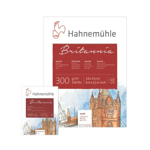 Block Acuarela Hahnemuhle Britannia 300gr Grano Fino