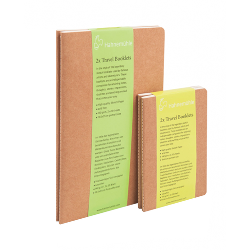 Libreta Dibujo de Viaje Hahnemühle 140gr 2 Unidades 20 Hojas