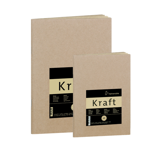 Libreta Dibujo Hahnemühle Papel Kraft 120gr 20 Hojas